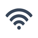 pictogramme wifi gratuit bleu